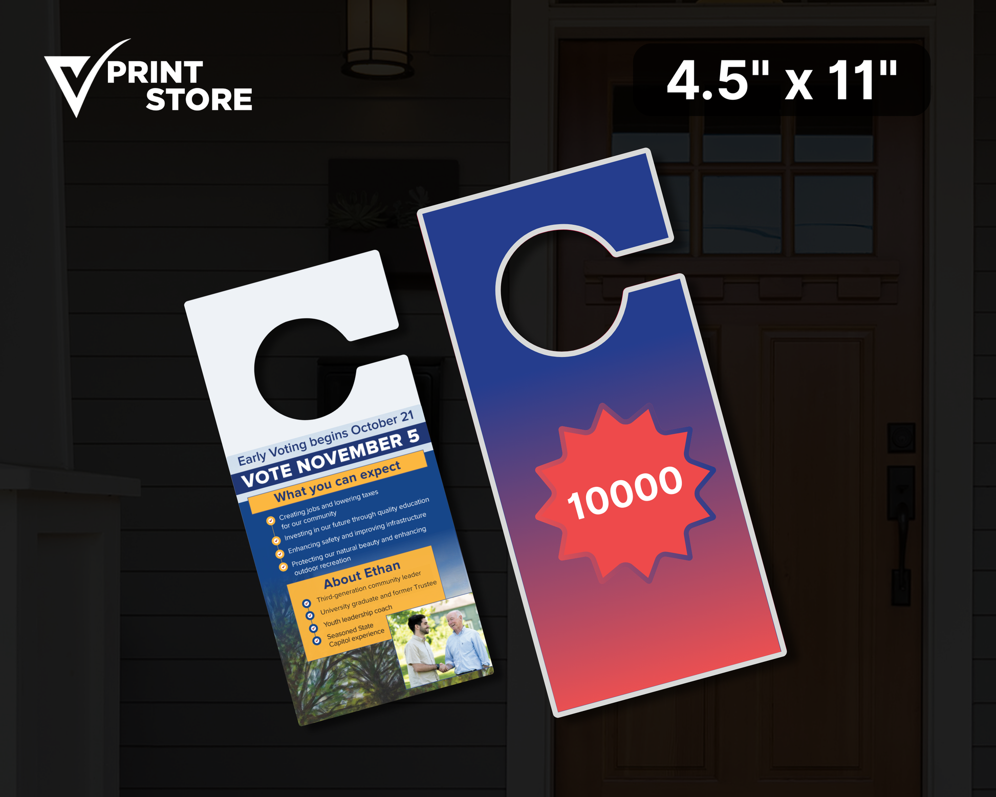 Door Hangers (4.5 × 11 in)