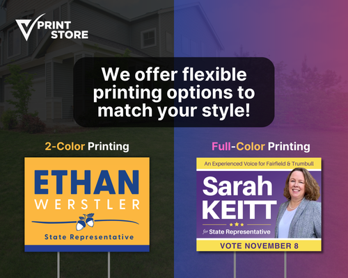 Corrugated Lawn Signs (18 × 24 in)