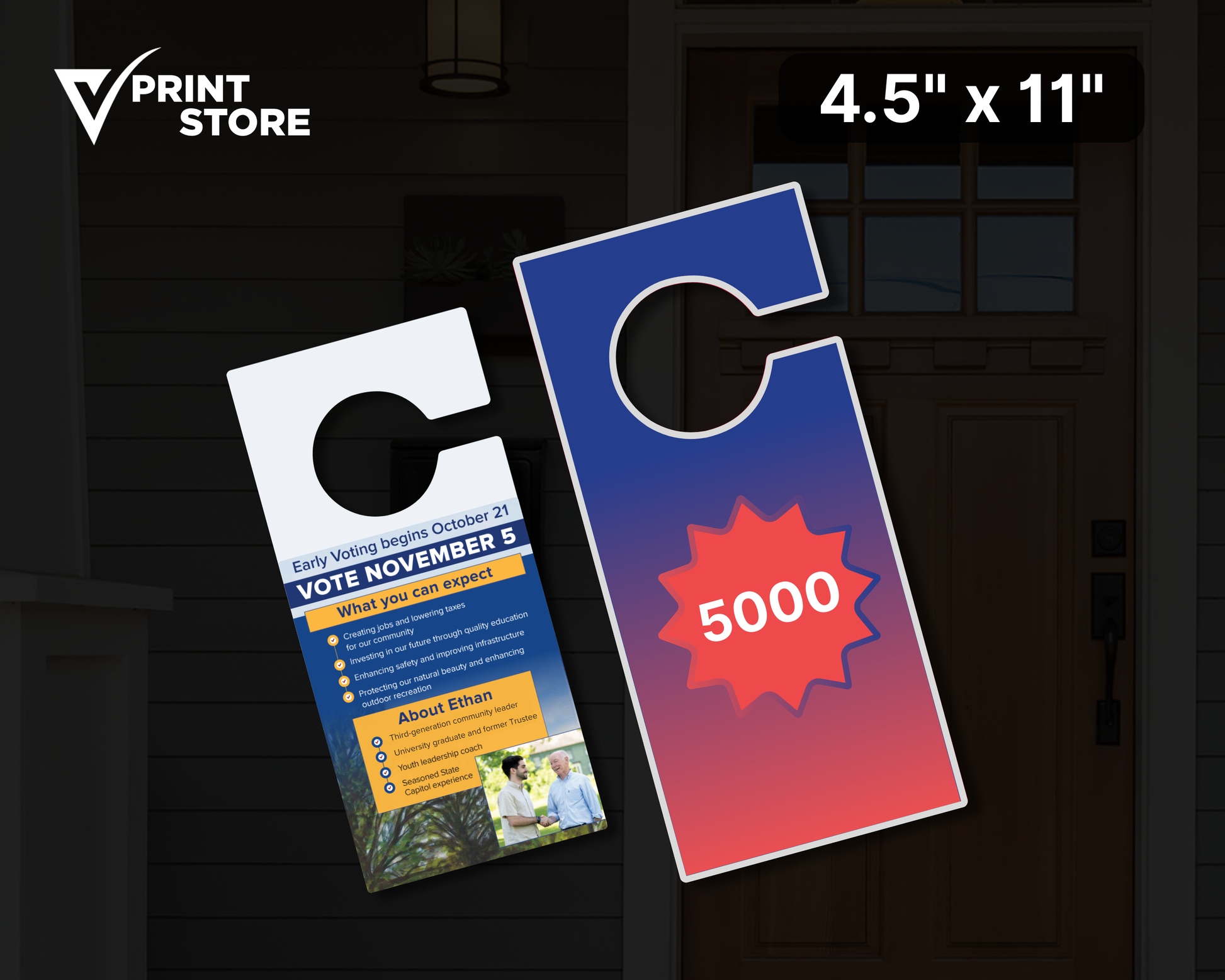 Door Hangers (4.5 × 11 in)