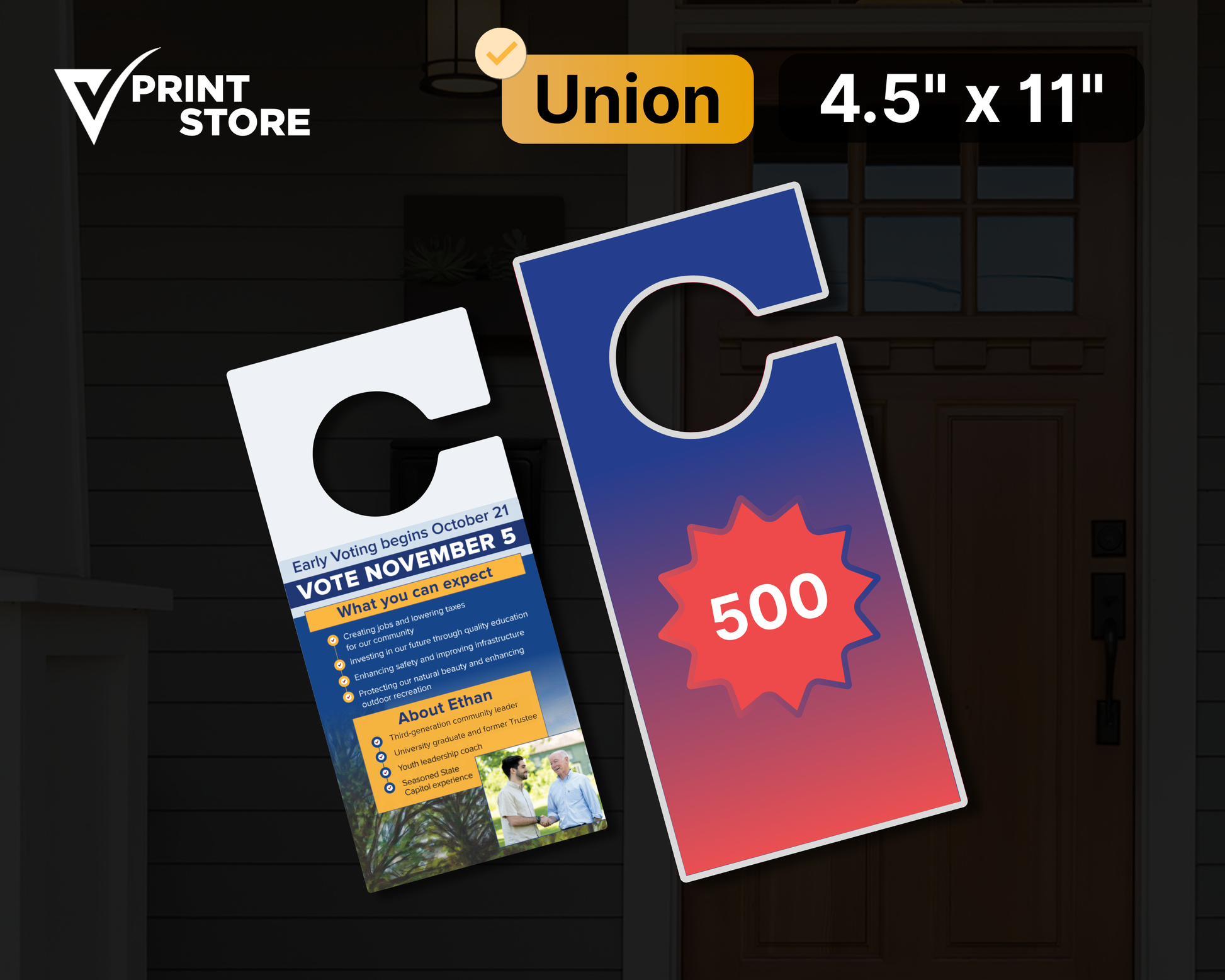 Door Hangers (4.5 × 11 in)