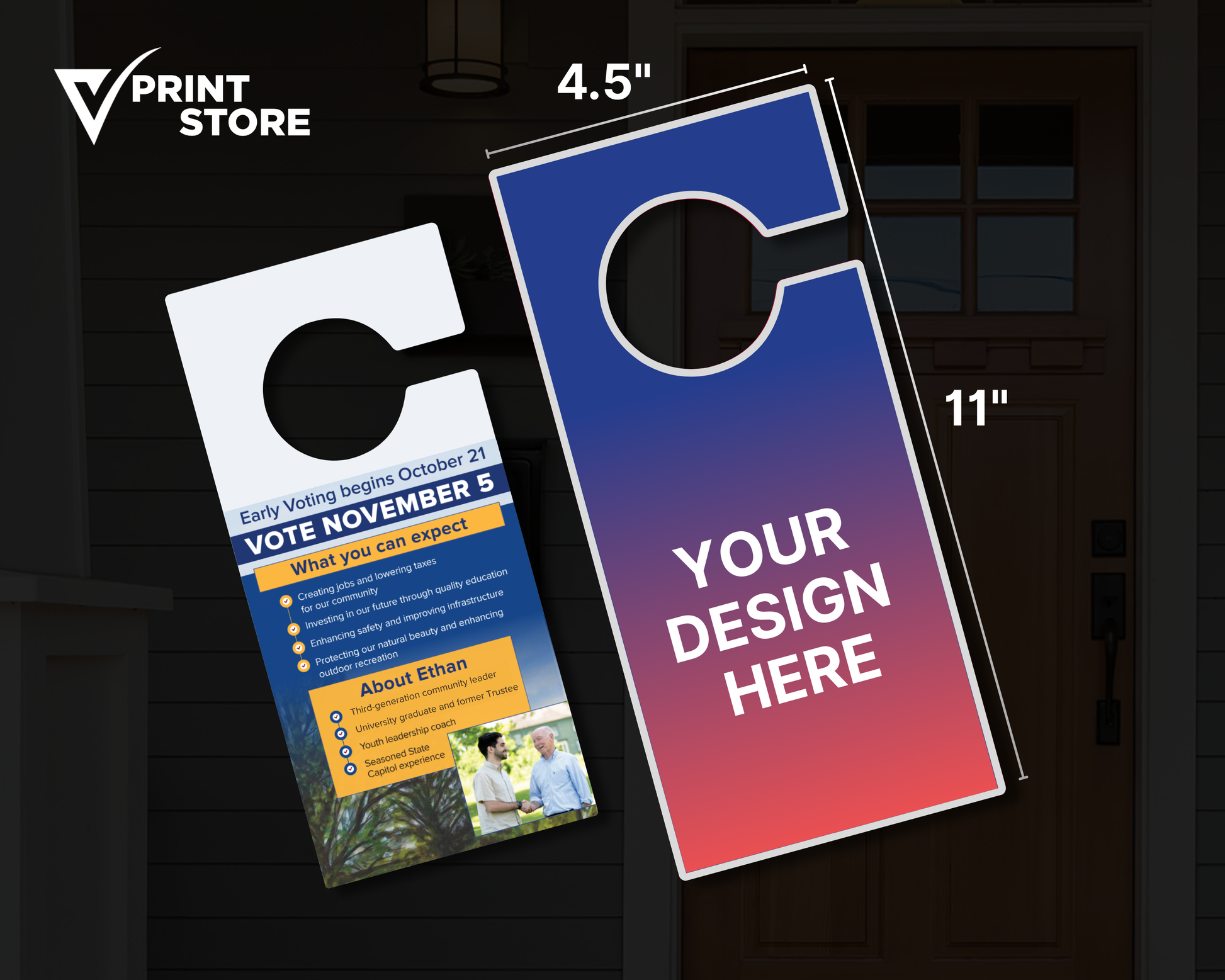 Door Hangers (4.5 × 11 in)