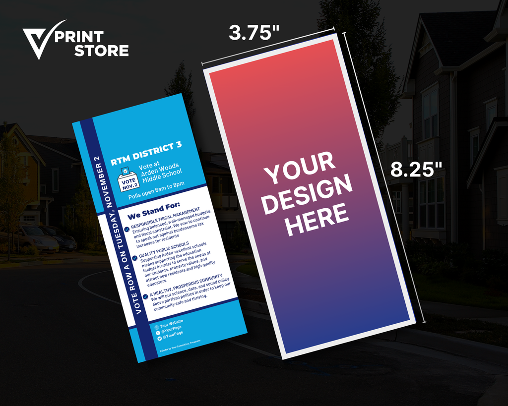 Rack Cards (3.75 × 8.25 in)